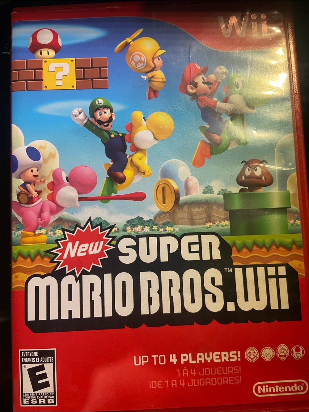 Nintendo New Super Mario Bros. Wii - Red Cover